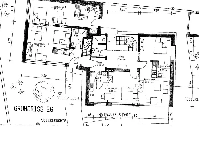Апартаменты City-apparte One Zentrales & Komfortables Wohnen In *